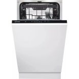 Gorenje GV520E10 Beépíthető keskeny mosogatógép