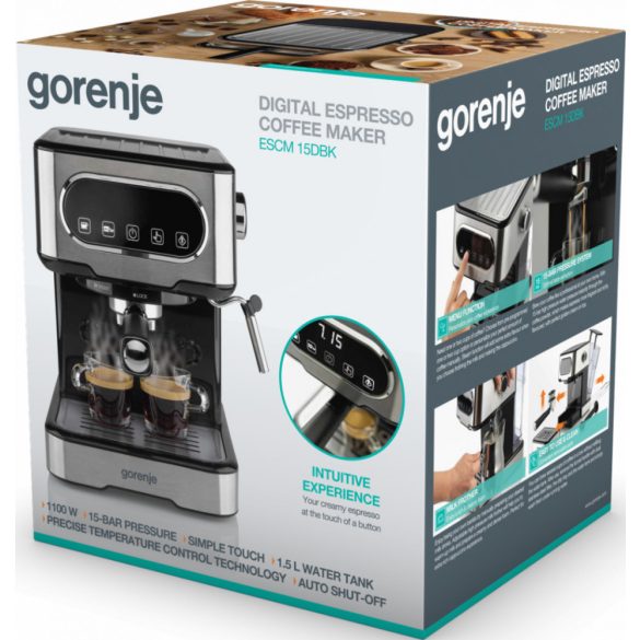 Gorenje ESCM15DBK kávéfőző