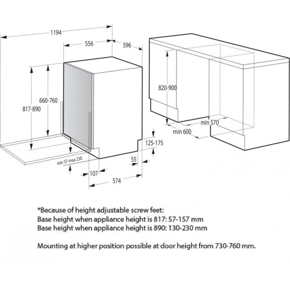 Gorenje GV631E60 Beépíthető mosogatógép