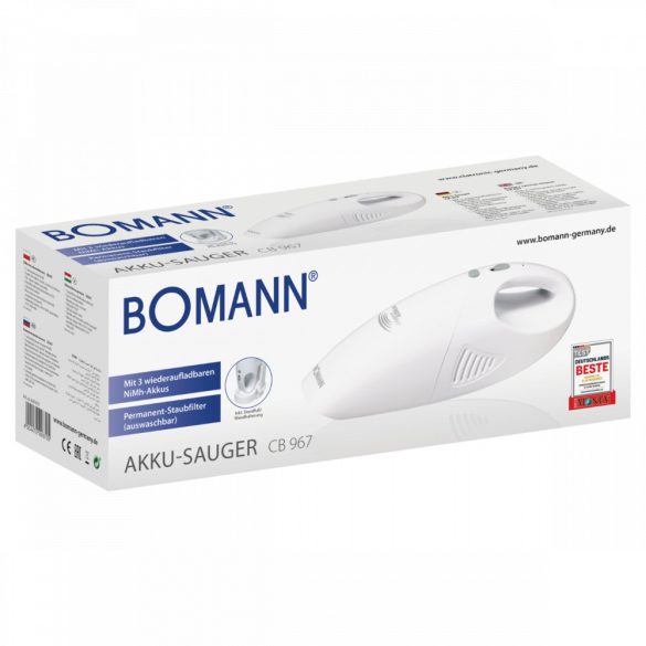 Bomann CB 967 fehér akkumulátoros porszívó