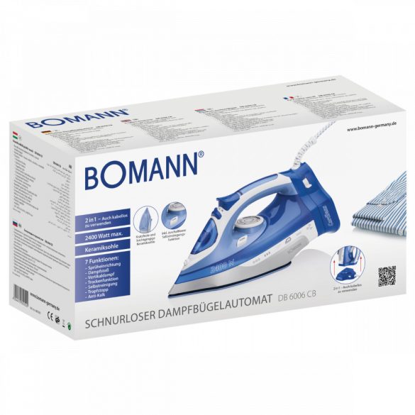 Bomann DB 6006 CB kék gőzvasaló