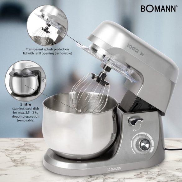 Bomann KM 6009 CB titán konyhai robotgép