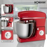 Bomann KM 6036 CB piros konyhai robotgép