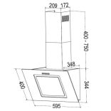 Bomann DU 7602 G fekete kürtős elszívó