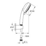 Grohe VITALIO COMFORT kézizuhany szett 26399000