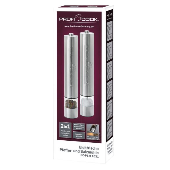 ProfiCook PC-PSM 1031  2 Stück só és borsörlő szett