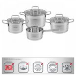 Profi Cook PC-KTS 1224 inox Edénykészlet 7db-os