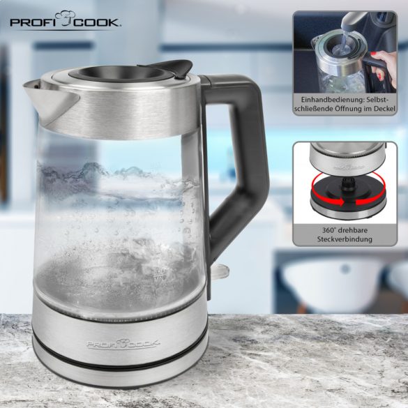 ProfiCook PC-WKS 1190 G inox vízforraló