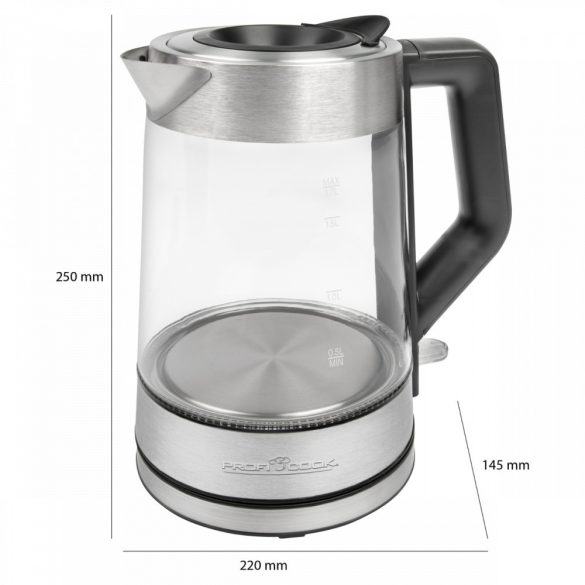 ProfiCook PC-WKS 1190 G inox vízforraló