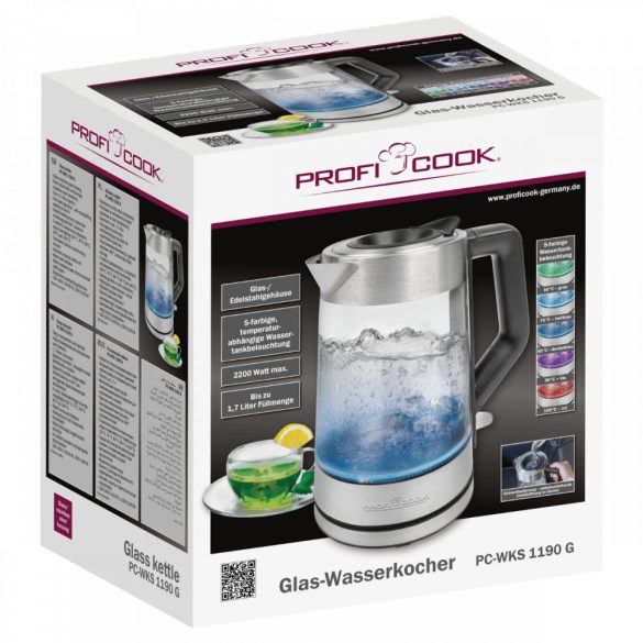 ProfiCook PC-WKS 1190 G inox vízforraló