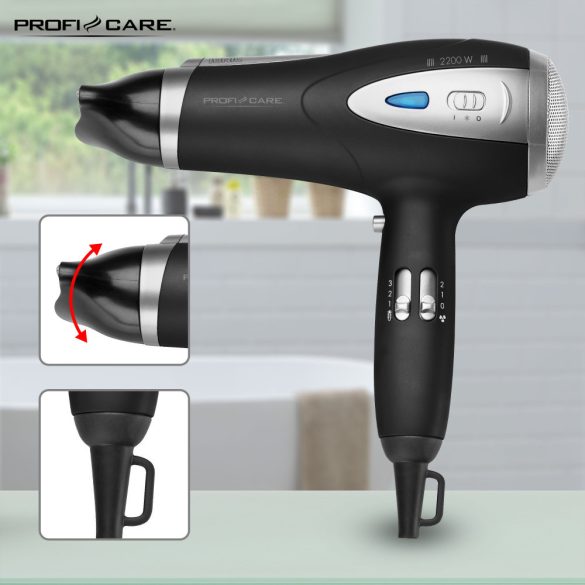 ProfiCare PC-HTD 3047 fekete hajszárító