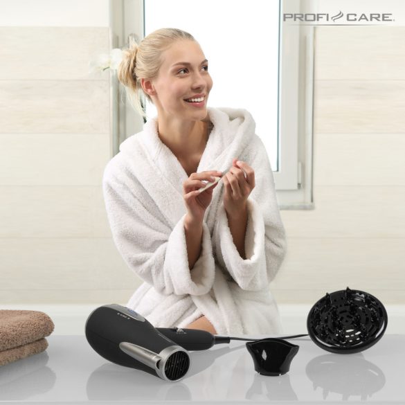 ProfiCare PC-HTD 3047 fekete hajszárító