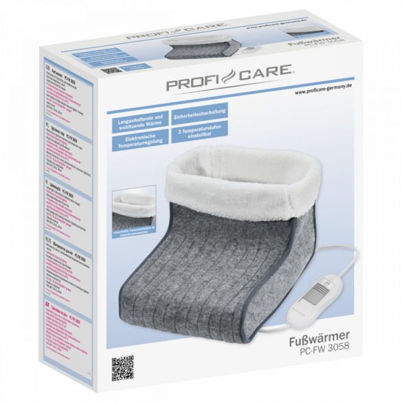 ProfiCare PC-FW 3058 szürke lábmelegítő