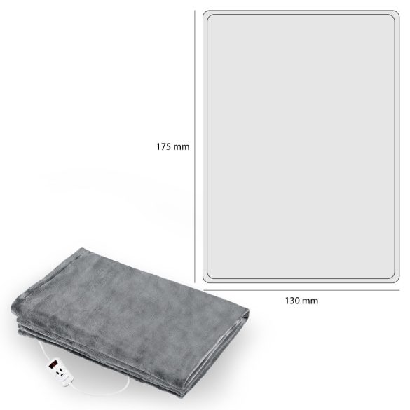 ProfiCare PC-WZD 3061 szürke elektromos takaró