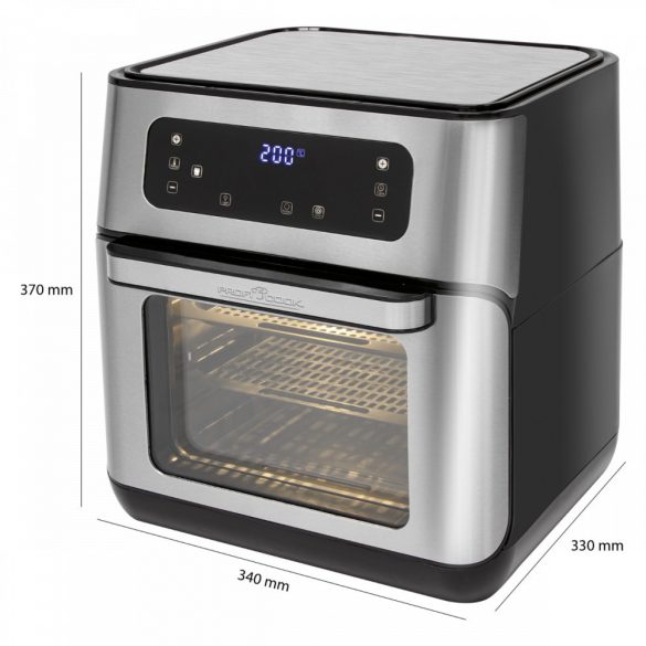 ProfiCook PC-FR 1200 H inox forrólevegős sütő