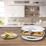 Clatronic ST 3477 fehér szendvics sütő