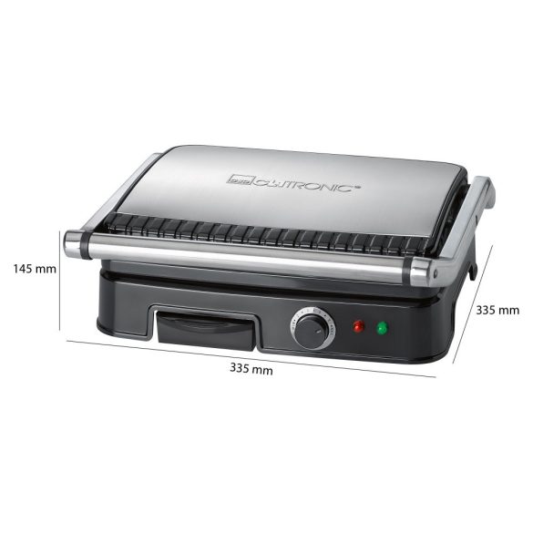 Clatronic KG 3487 fekete-inox 2.000W kontaktgril