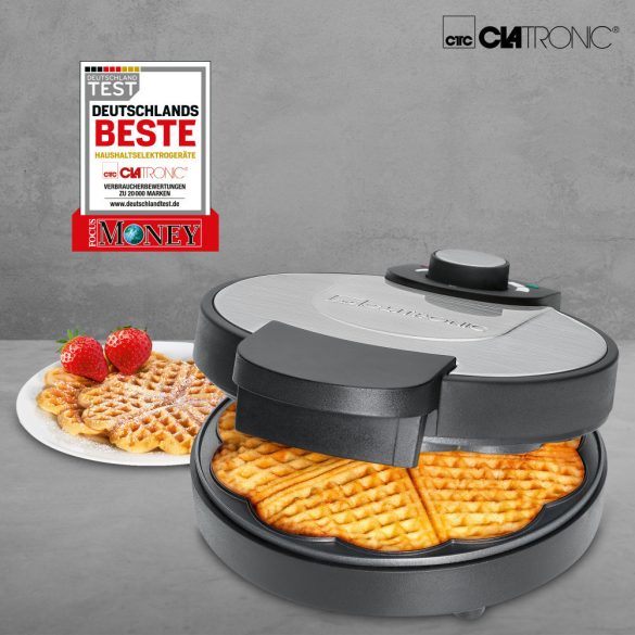 Clatronic WA 3492 fekete-inox gofrisütő