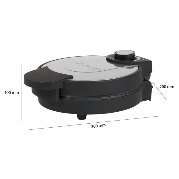 Clatronic WA 3492 fekete-inox gofrisütő