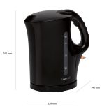 Clatronic WK 3445 fekete 1,7 L 2200W vízforraló