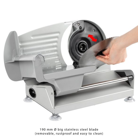 Clatronic MA 3585 ezüst 150W szeletelőgép