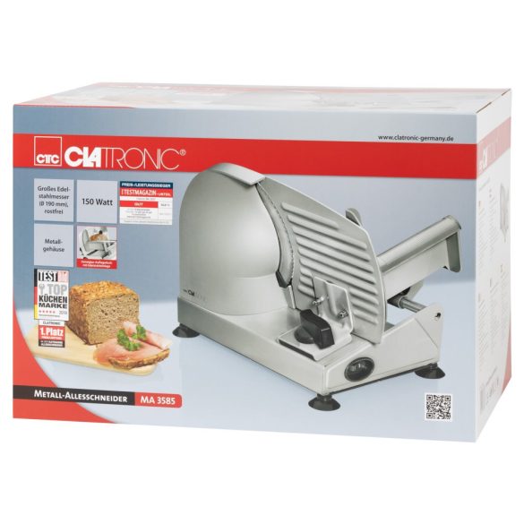 Clatronic MA 3585 ezüst 150W szeletelőgép
