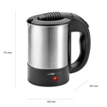 Clatronic WKR 3624 inox 0,5l 1000W utazó vízforraló