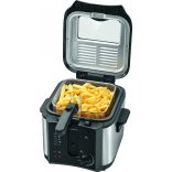 Clatronic FR 3649 fekete 2,5L 1600W olajsütő