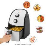 Clatronic FR 3667 H fekete-fehér 1500W forrólevegős sütő