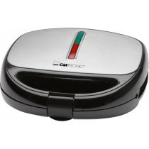   Clatronic ST/WA 3670 fekete-inox 3 in 1 szendvics sütő szett
