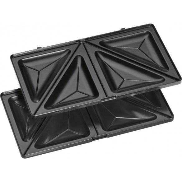 Clatronic ST/WA 3670 fekete-inox 3 in 1 szendvics sütő szett