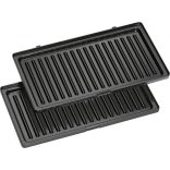 Clatronic ST/WA 3670 fekete-inox 3 in 1 szendvics sütő szett