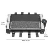 Clatronic RG 3678 fekete 8 Pfännchen raclette grill