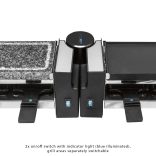 Clatronic RG 3678 fekete 8 Pfännchen raclette grill