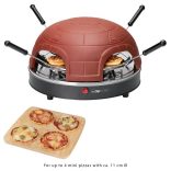 Clatronic PO 3681 Terrakotta 900W pizzasütő