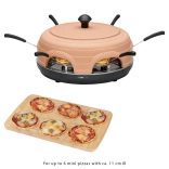Clatronic PO 3682 Terrakotta 1100W pizzasütő