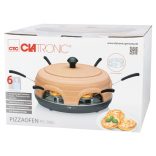 Clatronic PO 3682 Terrakotta 1100W pizzasütő