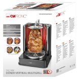 Clatronic DVG 3686 fekete 1400W álló grill