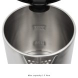 Clatronic WKS 3692 fekete-inox 1,5L vízforraló