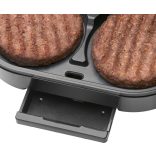 Clatronic HBM 3696 fekete-inox grill, hamburger