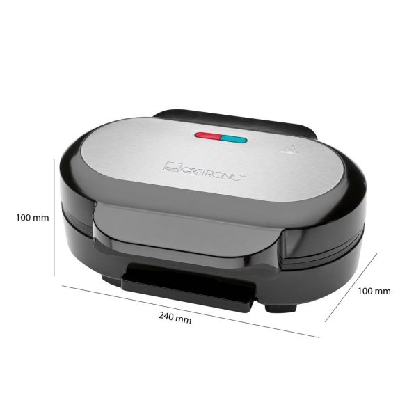 Clatronic HBM 3696 fekete-inox grill, hamburger