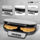 Clatronic WA 3745 fekete-inox gofrisütő