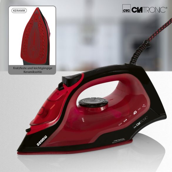 Clatronic DB 3752 feket-piros vasaló