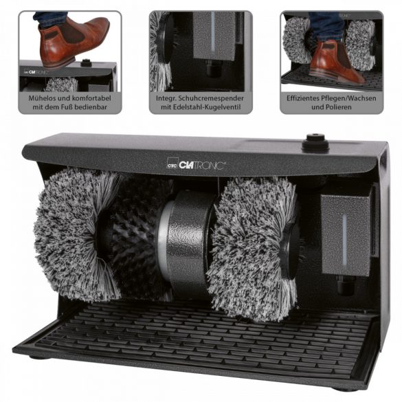 Clatronic SPM 3754 antracit cipőtisztító