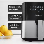 Clatronic FR 3782 H inox fekete/inox forrólevegős sütő