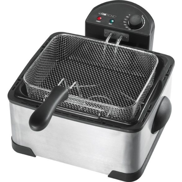 Clatronic FR 3195 inox 4L 2000W olajsütő