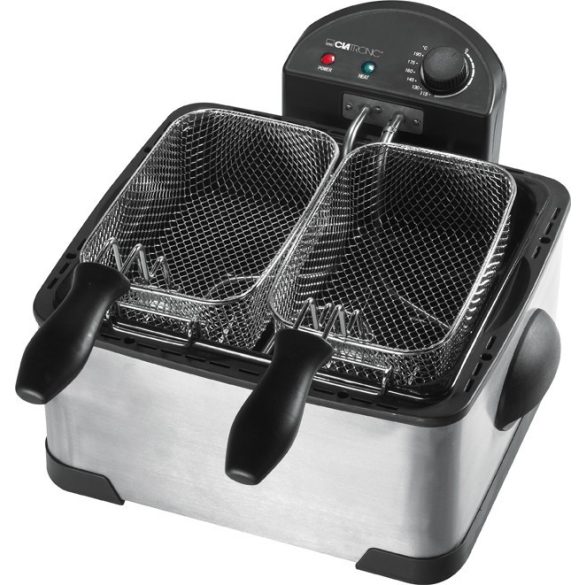 Clatronic FR 3195 inox 4L 2000W olajsütő