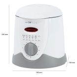 Clatronic FFR 2916 fehér 1L 900W olajsütő/fondue készítő