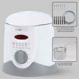 Clatronic FFR 2916 fehér 1L 900W olajsütő/fondue készítő