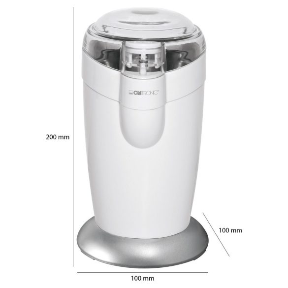 Clatronic KSW 3306 fehér 120W kávédaráló